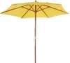 Parasol Florida, parasol de marché, Ø 3m polyester/bois ~ Voir les images du produit 1