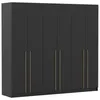 Drehtürenschrank Kleiderschrank Schrank 230 cm Produktbild-Vorschau 4