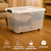 Plastard 4er-Set Aufbewahrungsbox 16 L mit Deckel Rollen Produktbild-Vorschau 2
