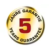 A circular badge indicating a 5-year guarantee. Produktbild-Vorschau