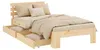 Homestyle4u Holzbett 90x200 mit Schubladen Natur Einzelbett Produktbild-Vorschau 20