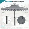 Ombrellone COSTWAY da 300 cm con tetto doppio, ombrellone Anteprima dell’immagine prodotto 3