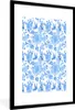 MuchoWow® MuchoWow® Gerahmtes Poster Blumen - Muster - Blau Produktbild-Vorschau 7