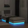 Rám postele s čelem a LED světly bílý 90x190 cm Náhled obrázku produktu 4