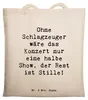 Mr. & Mrs. Panda Jutebeutel Spruch Schlagzeug Konzert - Produktbild-Vorschau 1