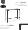Table de bar industrielle Kerry 120x40x100,5cm - Bois clair Voir les images du produit 3