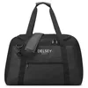 A black Delsey duffel bag is shown against a white background. Produktbild-Vorschau