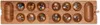 Kalaha Edelsteinspiel für 2 Spieler - Spielfeld 14 x 49 cm Produktbild-Vorschau 4