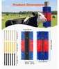 SucceBuy Kratzbürste 43x19 cm, Viehbürste 3er-Set mit 12 Produktbild-Vorschau 7