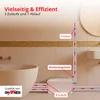 Grafner WC Hebeanlage mit integriertem Schneidwerk 300W Produktbild-Vorschau 2