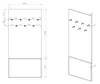 Selsey DIOCE - Wandgarderobe - 69 cm - graubeige Produktbild-Vorschau 5