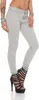 Damen Jeggings Hüfthose  Grau Meliert XL/42 Produktbild-Vorschau 2