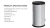 Product specifications and a product image. Produktbild-Vorschau