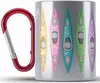 Trendation - Kajak Geschenk Edelstahl Tasse Karabiner Mit Produktbild-Vorschau 1