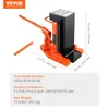 VEVOR Podnośnik hydrauliczny, 10 t na górze, 20 t na górze, Podgląd zdjęcia produktu 7