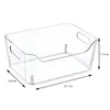 Rechteckiger Kühlschrank-Organizer transparent 27x19x11,5 Produktbild-Vorschau 11
