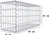 Gabbione 80 cm x 40 cm x 30 cm (L x H x P), maglia 5 cm x Anteprima dell’immagine prodotto 2