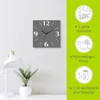 ARTland Wanduhr auf Alu Quarzuhr - schwarzer Zeiger Produktbild-Vorschau 4