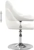 vidaXL Židle do jídelny 2 ks. Bílá Imitace kůže Náhled obrázku produktu 4