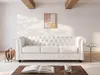Ledersofa 3-Sitzer - Büffelleder - Weiß - CHESTERFIELD Produktbild-Vorschau 2