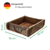 Novaliv Holzkiste Vintage 30 x 25 x 8 cm Alte Ziegelform Produktbild-Vorschau 5