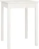 A white wooden dining table on a white background. Produktbild-Vorschau
