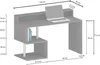 Schreibtisch Dcheryshe, linearer Schreibtisch mit Produktbild-Vorschau 3