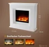 Glow Fire Elektrokamin 'Europa' | LED Standkamin in weiß Produktbild-Vorschau 3