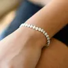 MATERIA Damen Armband Silber 925 Herzkette Armkette 5mm mit Produktbild-Vorschau 2