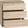 Roe Furniture | Komoda 60 cm - Sonoma - 3 zásuvky - Náhled obrázku produktu 9