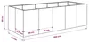 vidaXL Garten-Pflanzgefäß Anthrazit 200 x 80 x 60 cm Produktbild-Vorschau 7