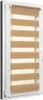 Doppelrollo Tag und Nacht 40x150 cm, Farbe Beige, Klemmfix Produktbild-Vorschau 1