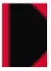 Bantex Notizbuch Chinakladde DIN A4 liniert, schwarz/rot Produktbild-Vorschau 4