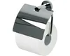 Toilettenpapierhalter Spirella Atlantic mit Deckel chrom Produktbild-Vorschau 1