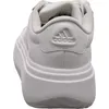 The back view of a white Adidas sneaker with a platform sole. Produktbild-Vorschau