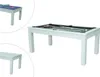 Weißer Klapptisch - Billard und Tischtennis - L.182 x B.102 Produktbild-Vorschau 5