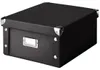 Zeller Aufbewahrungsbox, Pappe, schwarz, Maße ca. 31 x 26 x Produktbild-Vorschau 1
