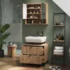 Waschbeckenunterschrank Vicco Eliza Viking Oak 70 x 63 cm Produktbild-Vorschau 5