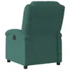 vidaXL Fauteuil de massage électrique vert foncé velours Voir les images du produit 5