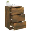 Nočné stolíky 2 ks dymový dub 40x36x65 cm Náhľad obrázku produktu 10