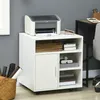 HOMCOM Support d'imprimante organiseur bureau caisson Voir les images du produit 2