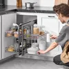 Organizér do kuchyňské skříňky VEVOR se 2 úrovněmi a 4 Náhled obrázku produktu 10