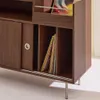 sweeek - Vintage Schallplattenschrank mit Holzdekor und Produktbild-Vorschau 5
