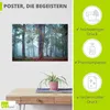 ARTland Poster Nebel im Wald Größe: 60x40 cm Produktbild-Vorschau 2