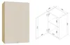 Küche L Form 200x260 cm - Eiche Cremona und Beige Matt - Produktbild-Vorschau 5
