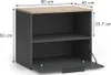 Credenza Vicco Wido Antracite/Sonoma 60 x 50 cm con patta, Anteprima dell’immagine prodotto 2