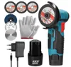 Mini Winkelschleifer, 12V Akku-Winkelschleifer mit 2 × Produktbild-Vorschau 2