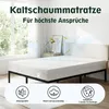 Metallbett 140x200 mit Matratze, 20cm Kaltschaummatratze H3 Produktbild-Vorschau 12