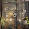 Windlicht-Hänger 'Vogelhaus', grau Fenster Deko Liebe Produktbild-Vorschau 4