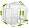 Szklarnia aluminiowa Zelsius z fundamentem, 250 x 190 cm, 6 Podgląd zdjęcia produktu 4